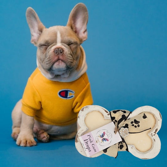Paw-sitivity Dog Bone Candle