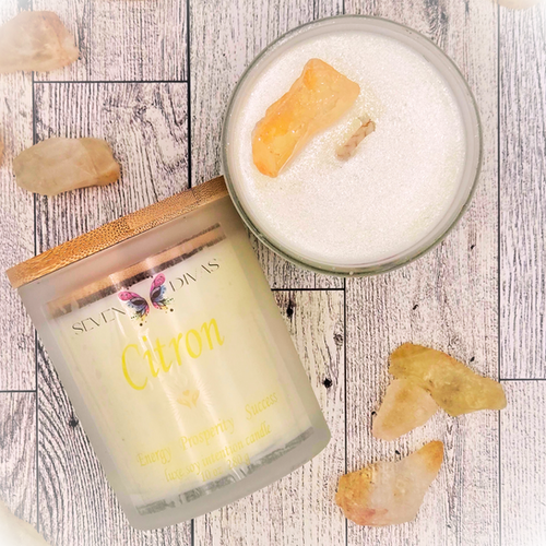 Crystal Intention Collection - Citron Candle